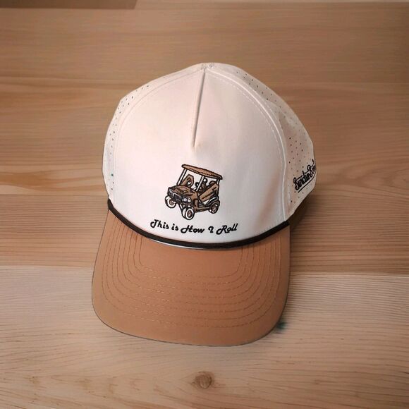 Birdie Boss Golf Hat Adult Snapback "This Is How I Roll" Golfcart Used Cap - Picture 1 of 7